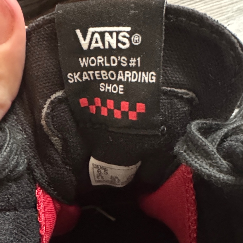 Vans Black Suede High-Top Sneakers - Picture 2 of 5